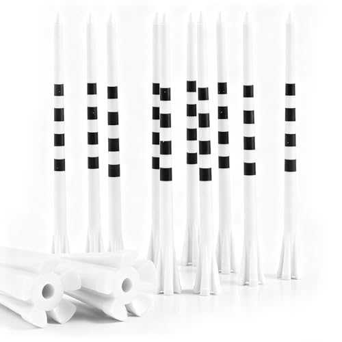 Amy Sport Extra Long Golf Tees Plastic 4 Inch or 5 Inch (White 5 Inch)