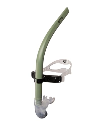 ARENA Unisex Adults Swim Snorkel III Lap Swimming Training Snorkel Pool Exercise Equipment, Sage...