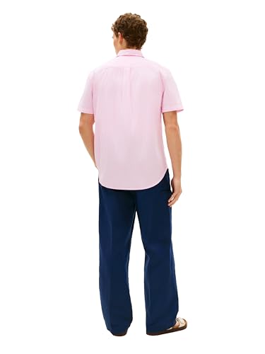 Image of Tommy Hilfiger Men's Short Sleeve Poplin Shirts in Regular Fit, Men's Button Down Shirts