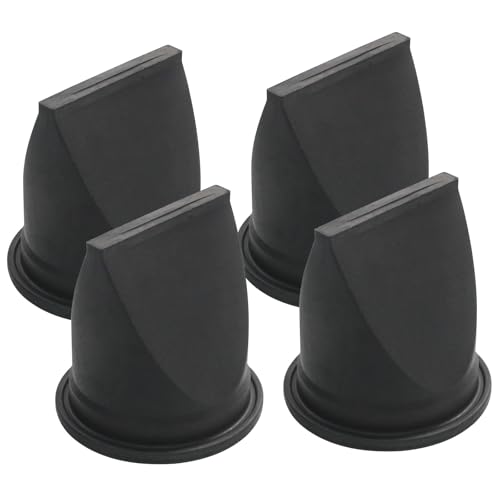 Image of 385310076 Duckbill Valve Kit 1-1 /2 inch Black(4 Pack) for Dometic Toilet and Sealand Vacuum Generators S & T Series Pumps Bellow Replacement Part Repair Kit