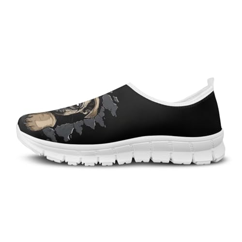 Image of Jeiento Cute Dog Women's Casual Slip On Shoes Loafers Sneakers for Women
