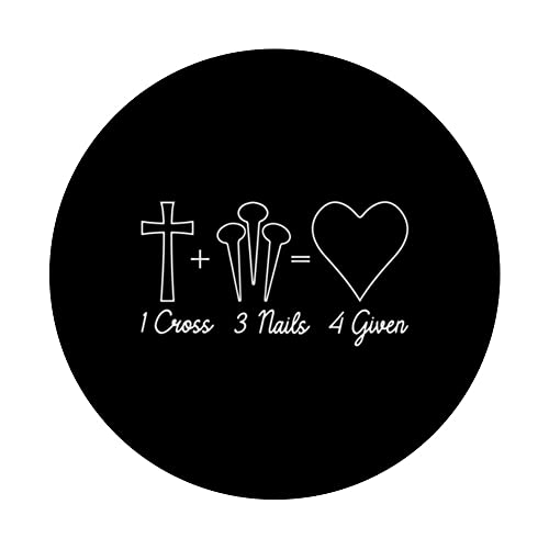 Followers of Jesus Christ - He found me PopSockets Swappable PopGrip, Black - Image 3