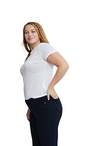 1822 Denim Women's Curvy 27" Re:Denim Rolled Skinny Jeans2