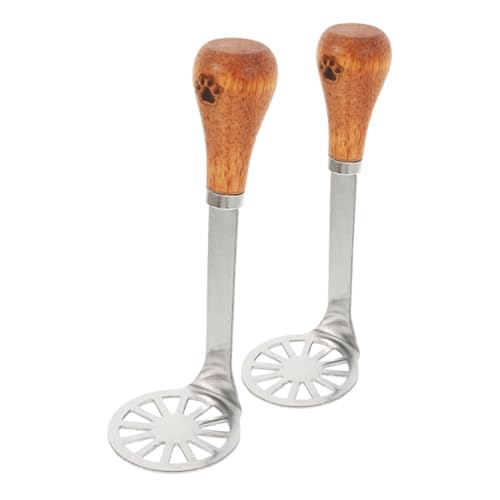 SECFOU 2pièces à Pommes De Terre Acier Avec Poignée Outil De Cuisine Pour Purée De Légumes Et Aliments Pour