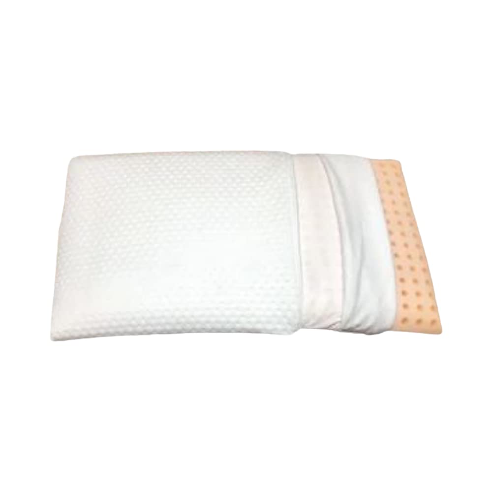 MAPE Almohada Cojín de protección para el cuello, viscoelástica, espuma térmica, 100% algodón, 50 x 30 x 6 cm