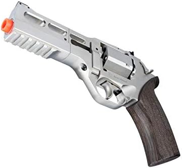 Lancer Tactical Bo Manufacturer Chiappa Rhino Revolver 50DS .357 Magnum Style Airsoft Pistol Silver 330 FPS