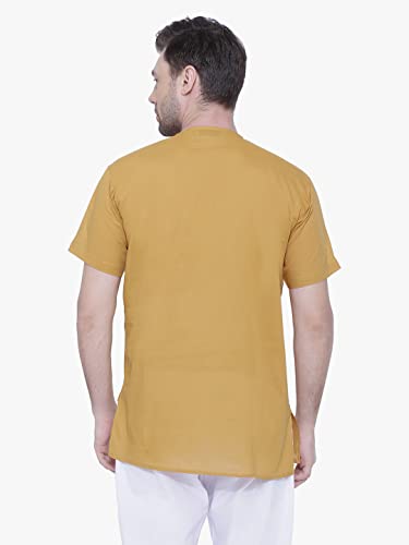 Image of Rajubhai Hargovindas Mens Casual Cotton Straight Kurta