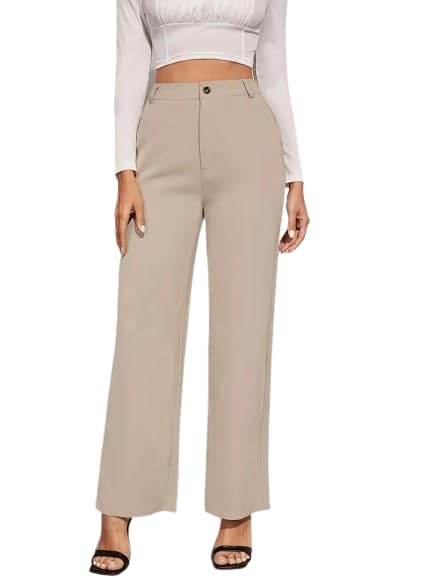 mettle7 Casual Solid RegularTrousers for Women-picture-24