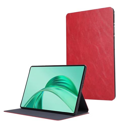 Protection Honor Pad X8A 11 coque cuir fin rosso support tablette 2024 inclinable