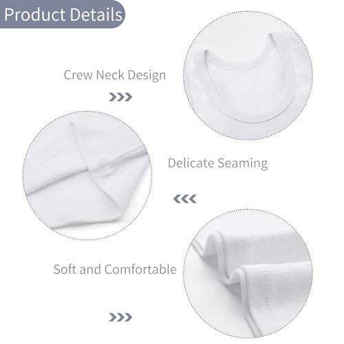 6-Pack Cotton Undershirt Tank Top 100% Cotton Soft Undershirt for Boys and Girls3