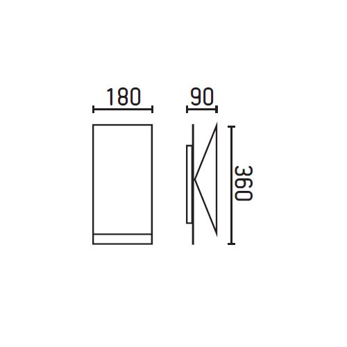 Faro Barcelona 63167 HOMS applique blanc pour un éclairage mural design