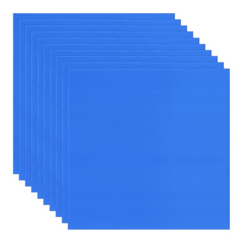 Image of M METERXITY 10-Pack Corrugated Plastic Sheets, 20 Inch x 20 Inch Waterproof Blank Corrugated Poster Board Yard Signs for Garage Sale /Office /Classroom /Party /Lawn Sign Road [3mm Thick, Blue]