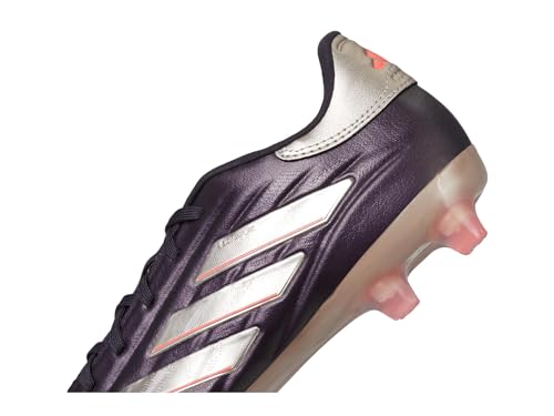 Image of Adidas Unisex-Adult Copa Pure II Pro Firm Ground, Aurora Black /Platin Metallic /Turbo, 8.5