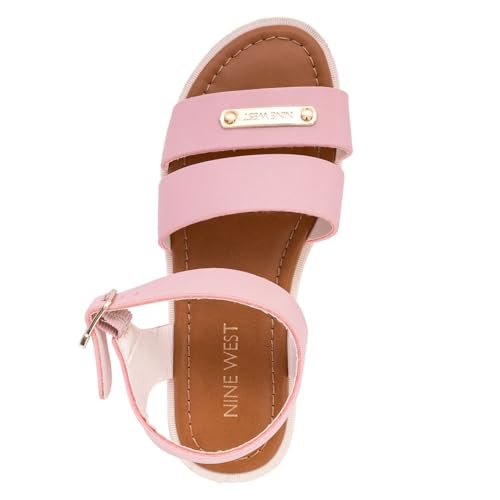 Nine West Girls Sandals Low Heel Dress Pump Ankle Strap Open Toe Wedding Party for Big Kids & Little Kids3