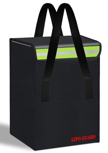 Bolsa de seguridad para batería Lipo ignífuga de gran capacidad para carga