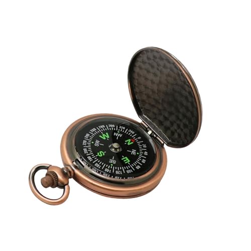 Brújula de bolsillo vintage portátil estilo retro miniatura 7