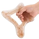 Gua Sha Massagegerät mit natürliche harz,Faszien set mit Akupressur und Faszien für Lymphdrainage,Cellulite und Muskelspannung,Größeres Guasha set für Faszientraining und Yogatraining am ganzen Körper