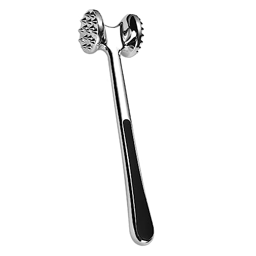 Cabilock Meat Tenderizer Mallet with Dual Sided Nails Heavy Duty Meat Pounder Tool for Tenderizing Steak Chicken Fish Easy to Store with Non Skid Handle