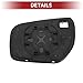 ACROPIX Car Rearview Right Passenger Side Mirror Glass for Renault Koleos 2008-2011 with Backing Plate - Pack of 1
