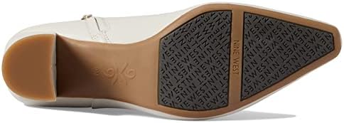 Nine West Women's DERY9X9 Ankle Boot, Milk, 11 | Image 2