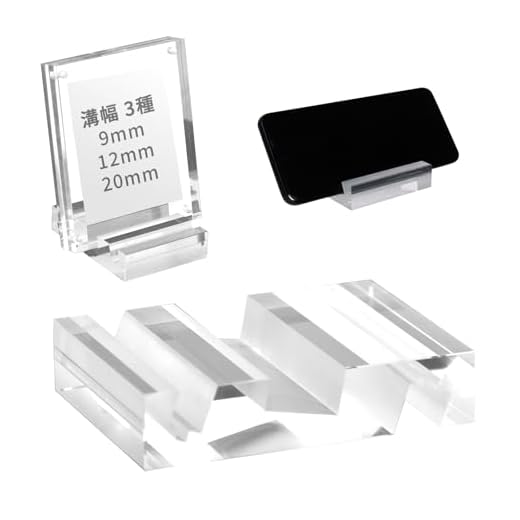 BBEST 多機能 アクリルスタンド スマホスタンド 1個入り タブレットスタンド アクリルフォトフレーム 台 卓上 台座 透明 クリア AS-CL