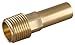 JOHN GUEST - 22MM OD X 3/4 BSPT MALE BRASS ADAPTOR N - Male Thread (Fast-Track Ring Main System)