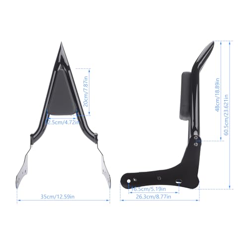 FIASRAC Sissy Bar Backrest for Vulcan S
