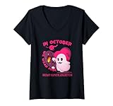 Photo Gallery donna donne del cancro al seno halloween in ottobre indossiamo rosa maglietta con collo a v Photo Gallery donna donne del cancro al seno halloween in ottobre indossiamo rosa maglietta con collo a v