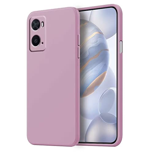 HONLEN Custodia Compatibile con OPPO A76 / OPPO A96 (6.56' Inches) Morbida Liquido TPU Silicone Case Protettiva, Antiurto in Antigraffio Cover Protettiva