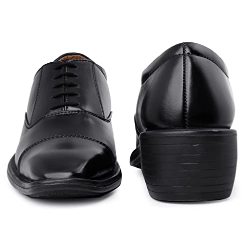 Image of BXXY Men's Height Increasing Formal Office Wear Lace-Up Shoes