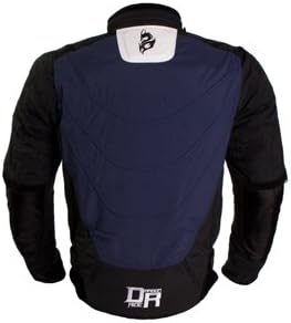Dragon Rider Flight Textile Motorcycle Jacket - Black-Blue - Large