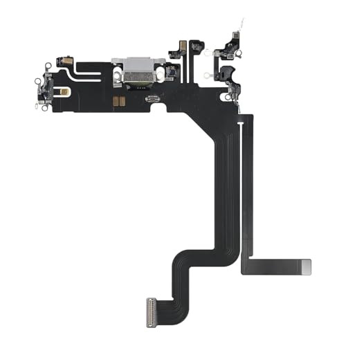 Risidamoy Charging Port Replacement Dock Connector Repair Headphone Jack for iPhone 14 Pro Max Fix USB Charge Flex Cable Microphone Antenna Assembly for A2651, A2893, A2894, A2895, A2896