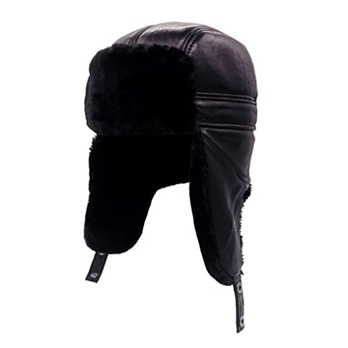Winter Hats Unisex Skiing Hats for Men Women Cotton Layer Bomber Hats (D 3XL)?D-3XL