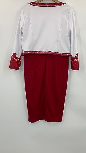 Women Large Size Two-Piece Dress4