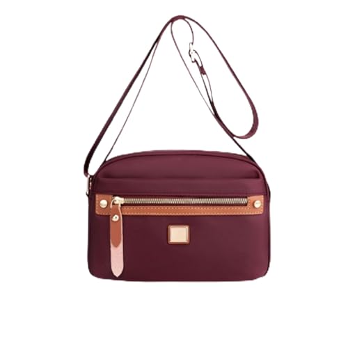 Women’s Lightweight Nylon Crossbody Bag, Water-Resistant & Multi-Pocket for Travel, Work & Everyday Essentials