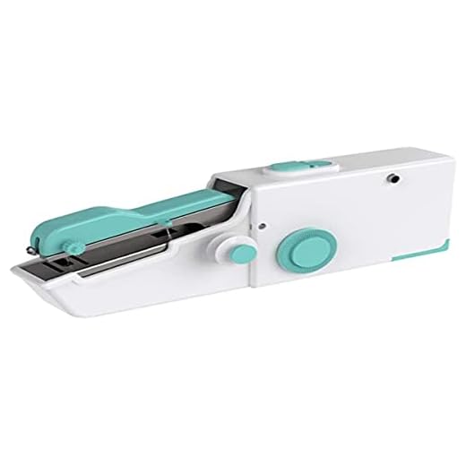 Machine à coudre - Mini Machine à coudre Portable - Pour Débutant - Machine à coudre Manuelle - Mini machine à coudre portatif bleu - Alimenté par batterie: 4 AA - Cenocco CC9073-BLU