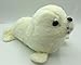 ilahui Peluche para Bebe del Felpa Fina de 25cm (Blanco-Foca)