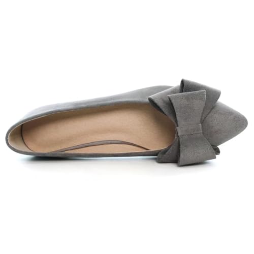 Image of TN TANGNEST Women Fashion Bowknot Flats Comfort Pointed Toe Dress Shoes