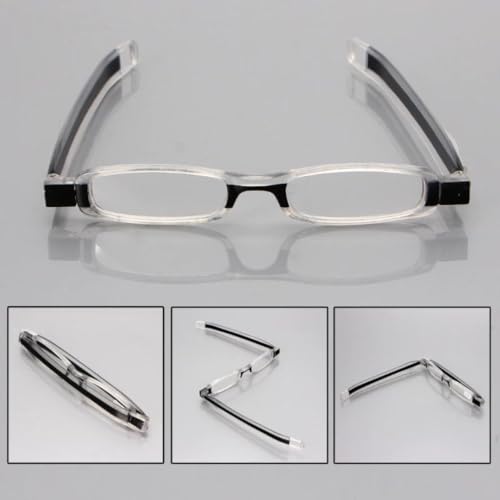 Image of First Lens Flexifold Slim Compact Reading Glasses - Black