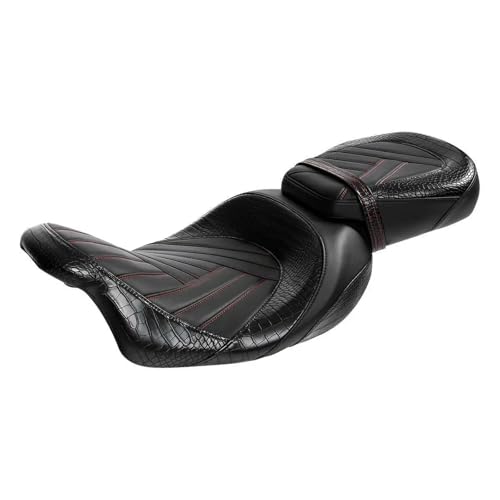 Sillín de moto doble Electra Glide FLHT 2009-2022 para evitar fatiga en viajes
