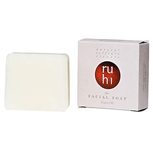 ruhi® 100% natürliche Bio Gesichtsseife mit Bio Arganöl für trockene und reife Haut |100g handgemacht in Deutschland…