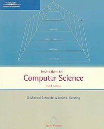 Paperback An Invitation to Computer Science: Java Version, 3rd Edition Book