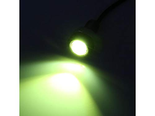 Image of 12V Eagle Eye LED Daytime Running DRL Backup Light Car Auto Yellow COB Lamp 2pcs CDRT 116