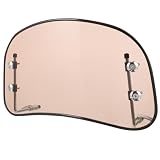 Zerodeko Parabrezza per Moto in PC e Ferro, Set 1 Pezzo, Deflettore Grande per Scooter ed Elettrico, Migliora la Sicurezza di Guida