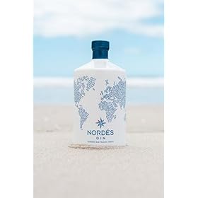 NORDÉS Premium Gin | Made from a Portion of Wine Alcohol and 6 Galician Botanicals. Fresh, Aromatic and Well-Balanced Flavour. 40% Alcohol Volume - Bottle Size 70cl – Nordés