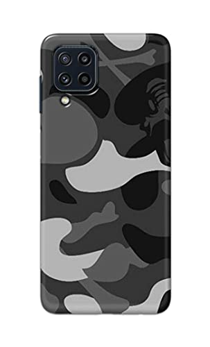 Image of Printed Hard Back Cover Case for Samsung Galaxy M32 4G | Samsung Galaxy M32 Prime Edition Back Cover (Army Pattern) -702