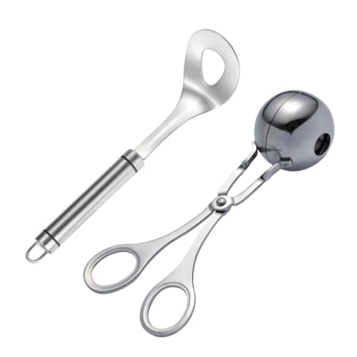 Mobestech Titular de albóndigas creador de albóndigas cuchara para hacer clip para albóndigas Fabricante de albóndigas abrazadera de albóndigas pinza para albondigas Reutilizable