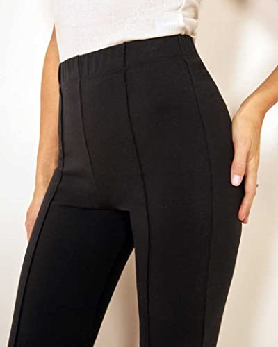 Image of YOZO Women's Regular Fit Cotton Blend Trouser