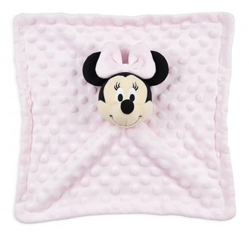 Ellepi doudou Minnie Disney Peluche Suave para bebé 30 x 30 cm, Rosa
