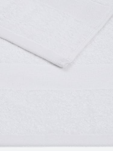 Image of MOCA by Monte Carlo Cotton 380 GSM Bath Towel Pack of 2(140 x 70 CM) - White (2)